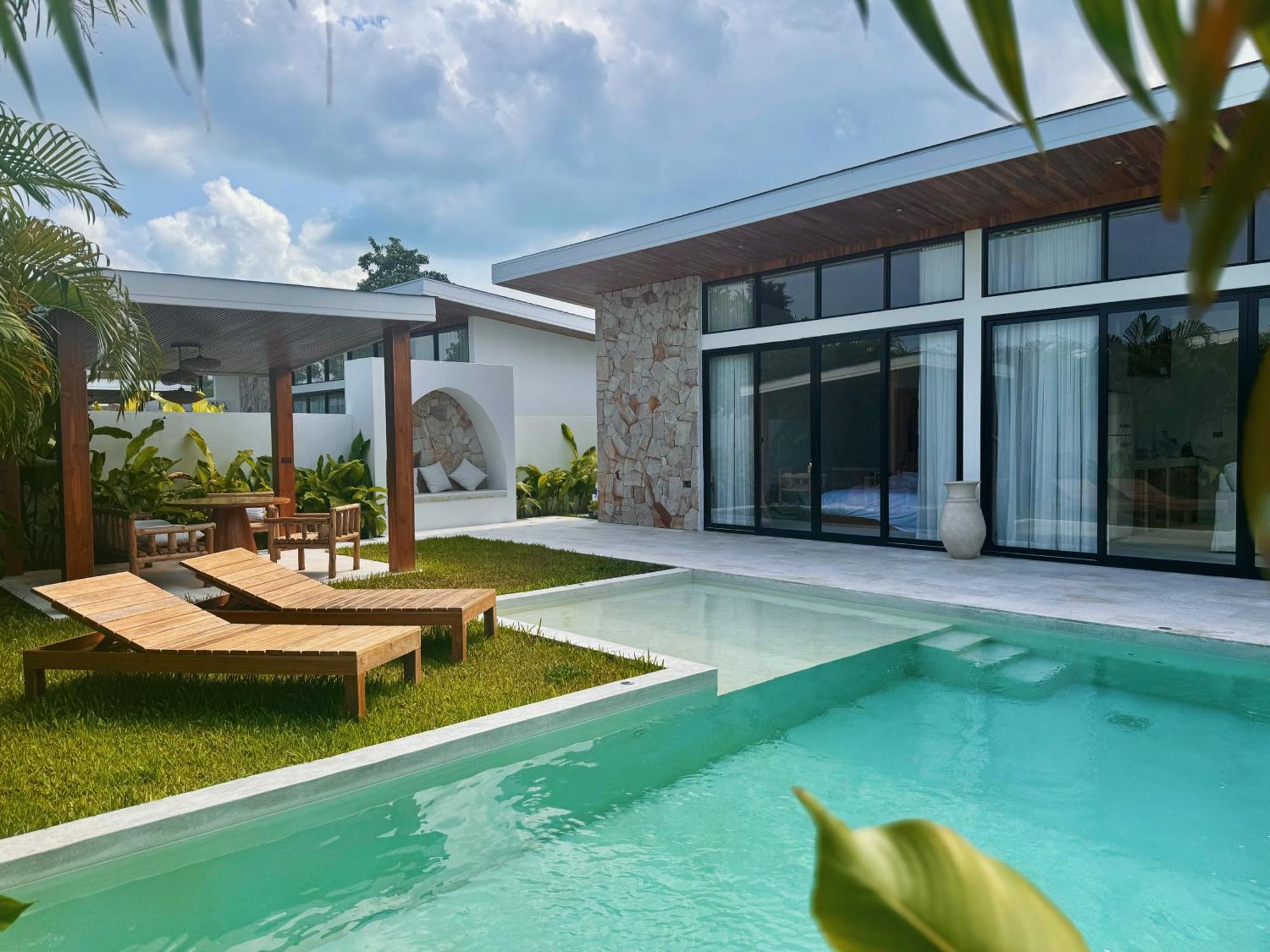 Golden Palm Pool Villa Near Fishermans Village Bophut Exterior photo